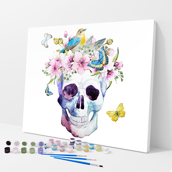 Flowers and Skull Kit