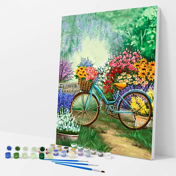 Bicycle and Flowers Kit
