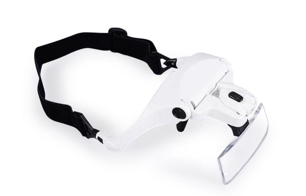 Headband Magnifying Glasses With Lamp